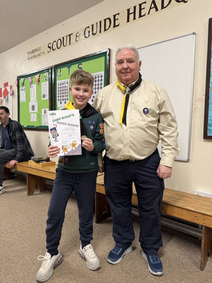 Chief Scout’s Silver Award Recipient