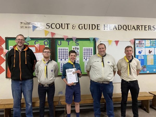 Chief Scout Gold Award – Louie (2)
