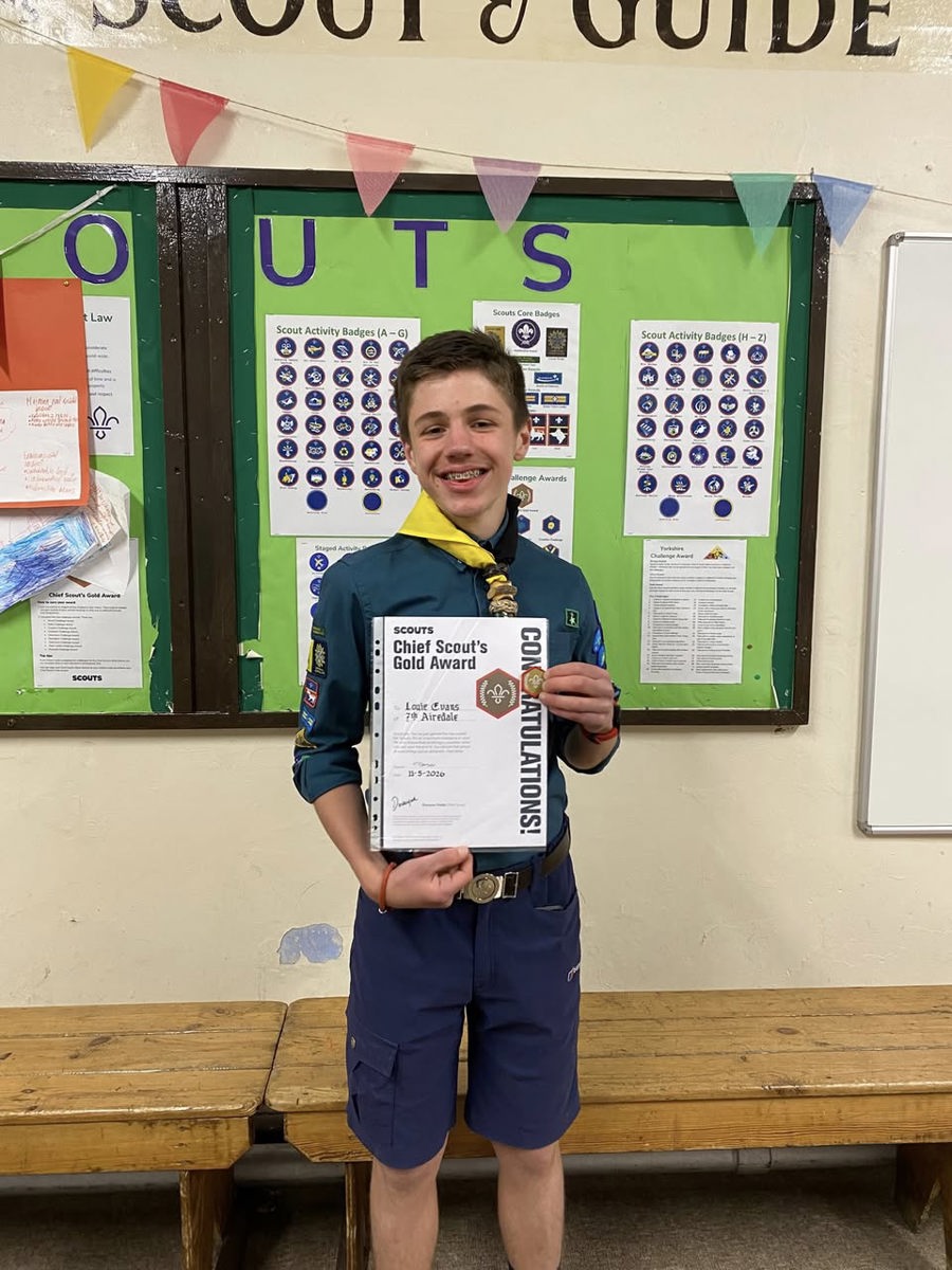 Chief Scout Gold Award – Louie